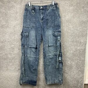 J For Justify Baggy Cargo Women's Jeans Size Large